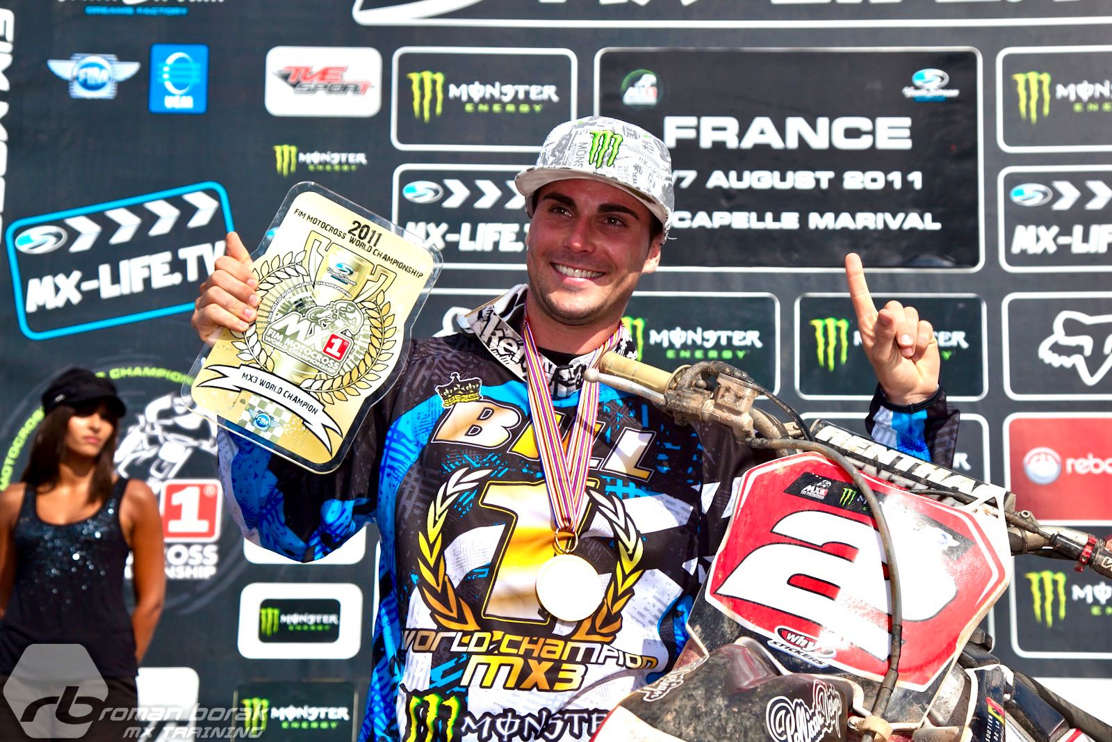 Julien Bill campeón del mundo motocross Cartama MX Park